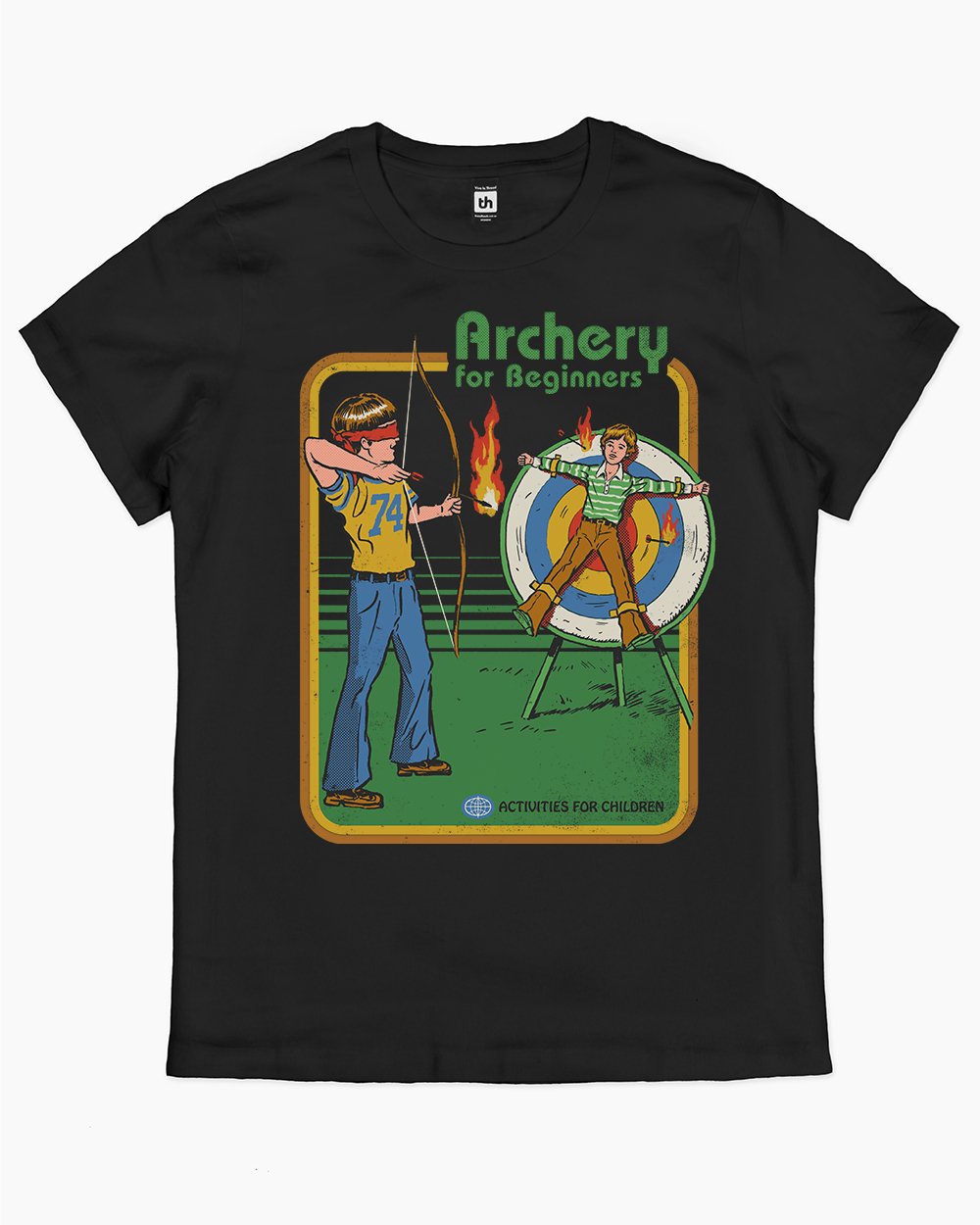 Archery for Beginners T-Shirt Australia Online #colour_black
