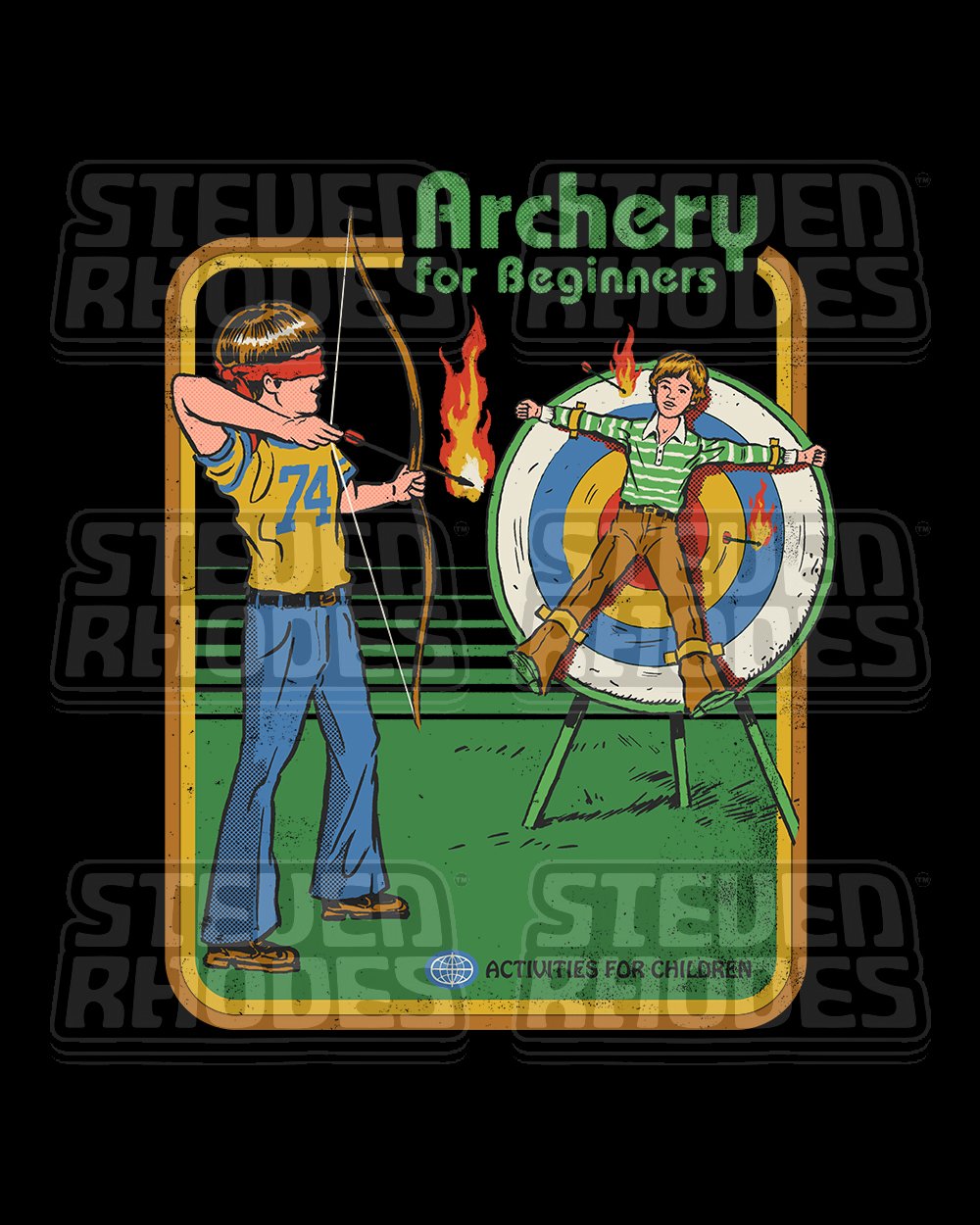 Archery for Beginners T-Shirt Australia Online #colour_black