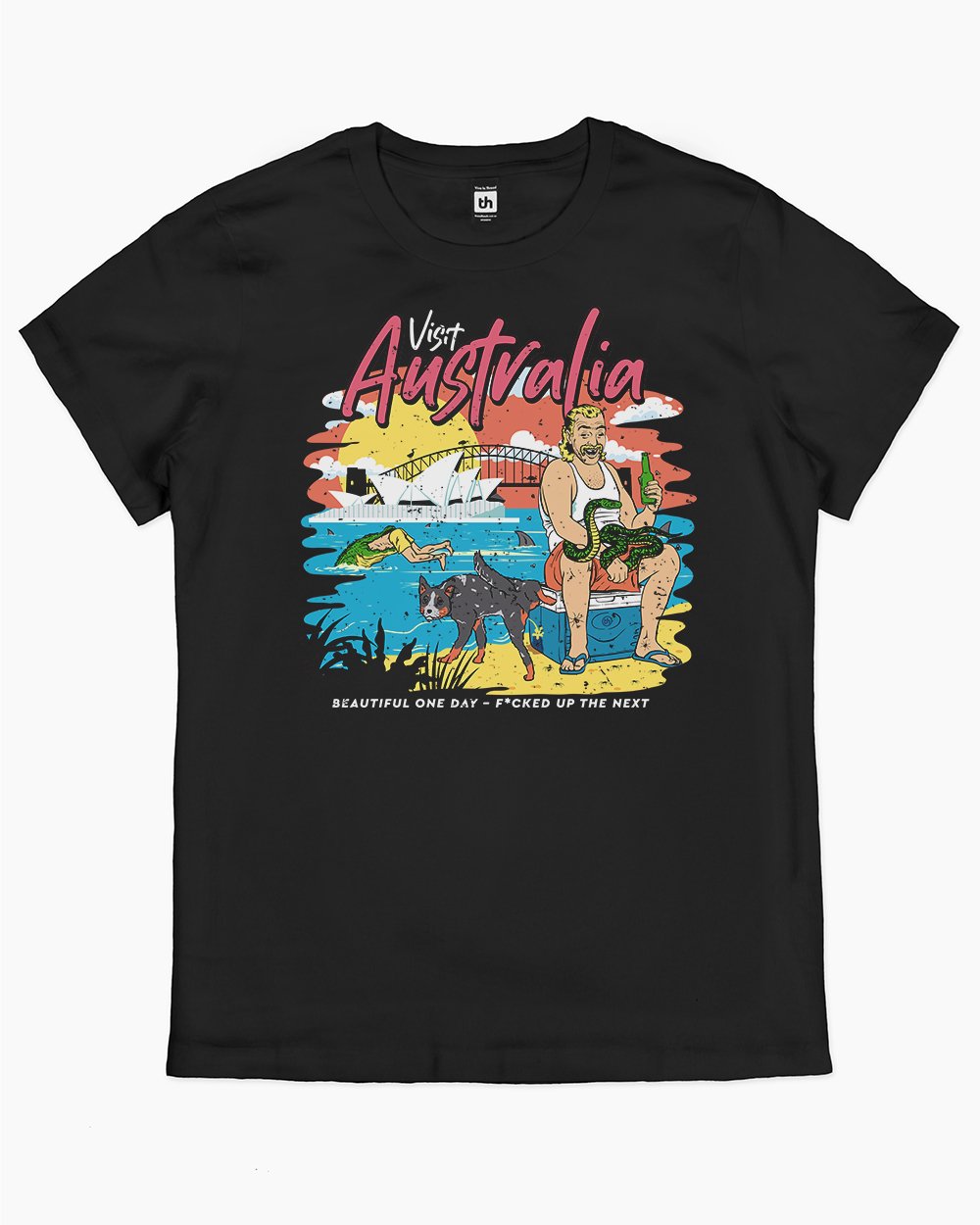 Visit Australia T-Shirt Australia Online #colour_black
