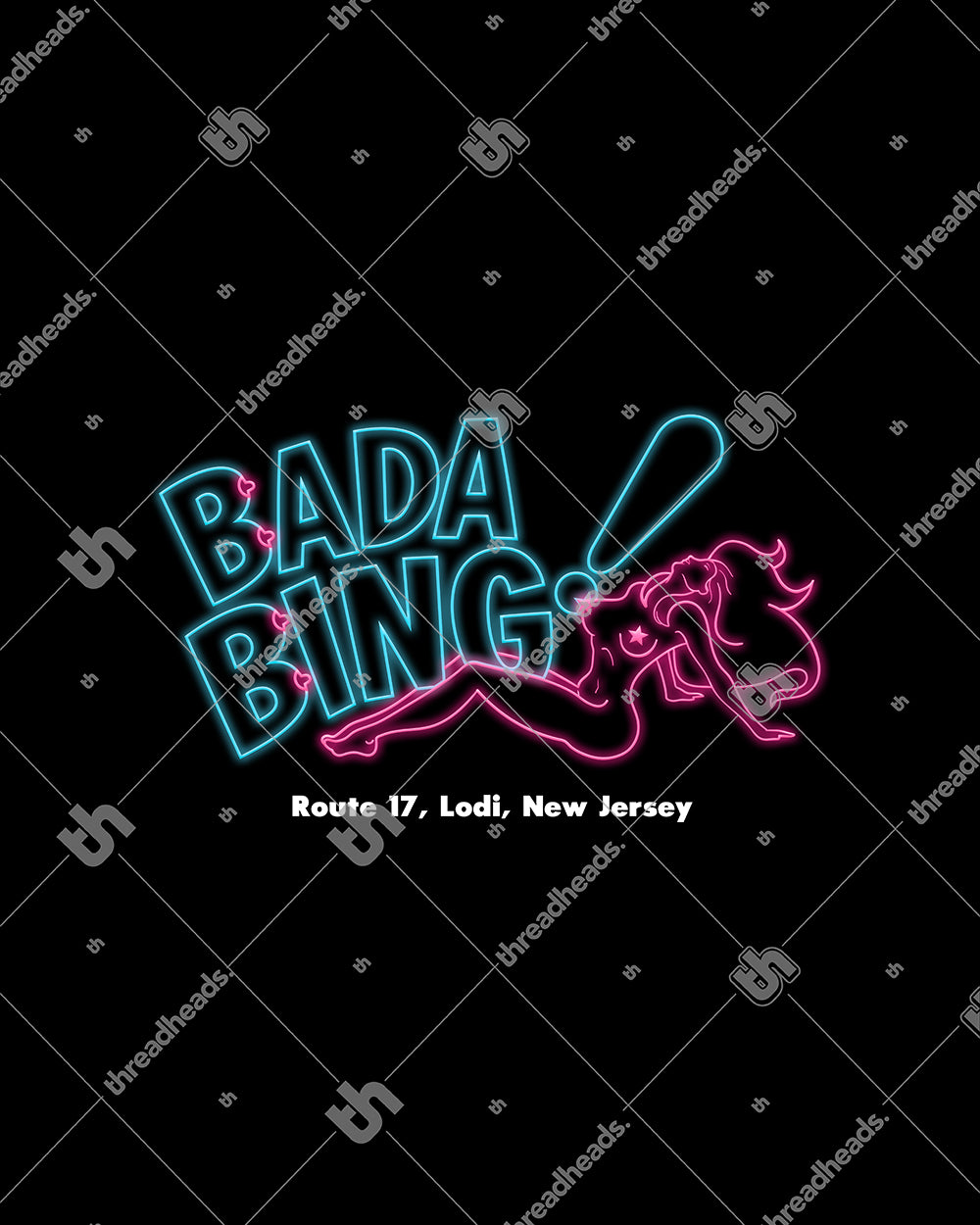 Bada Bing Strip Club Hoodie Australia Online #colour_black