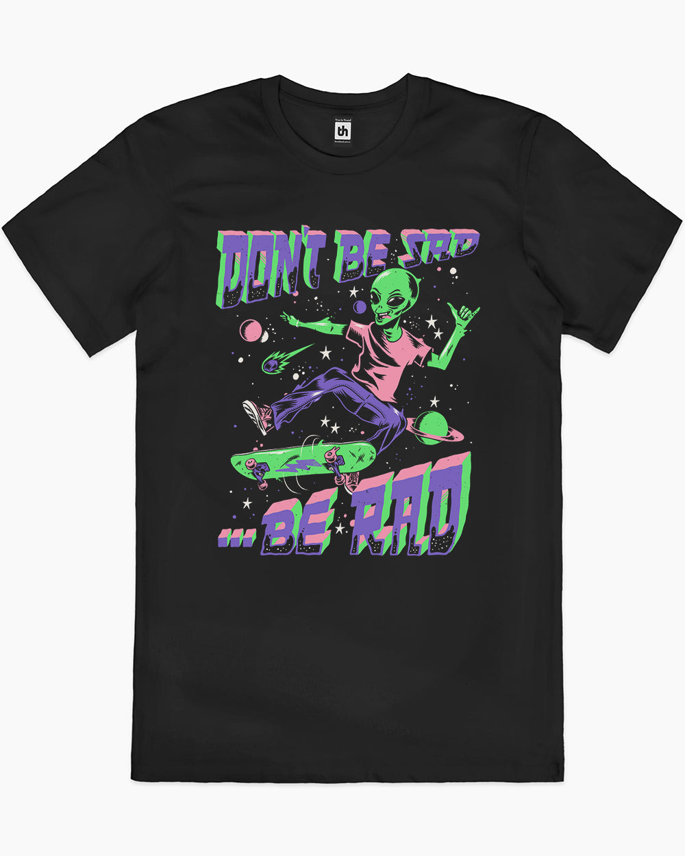 Be Rad T-Shirt Australia Online #colour_black