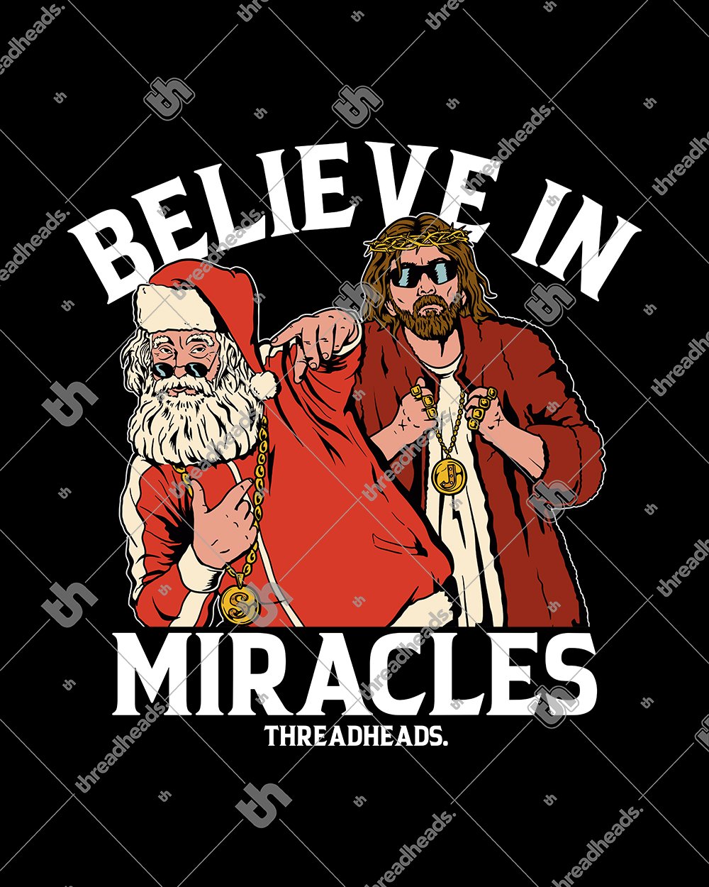 Believe in Miracles T-Shirt Australia Online #colour_black