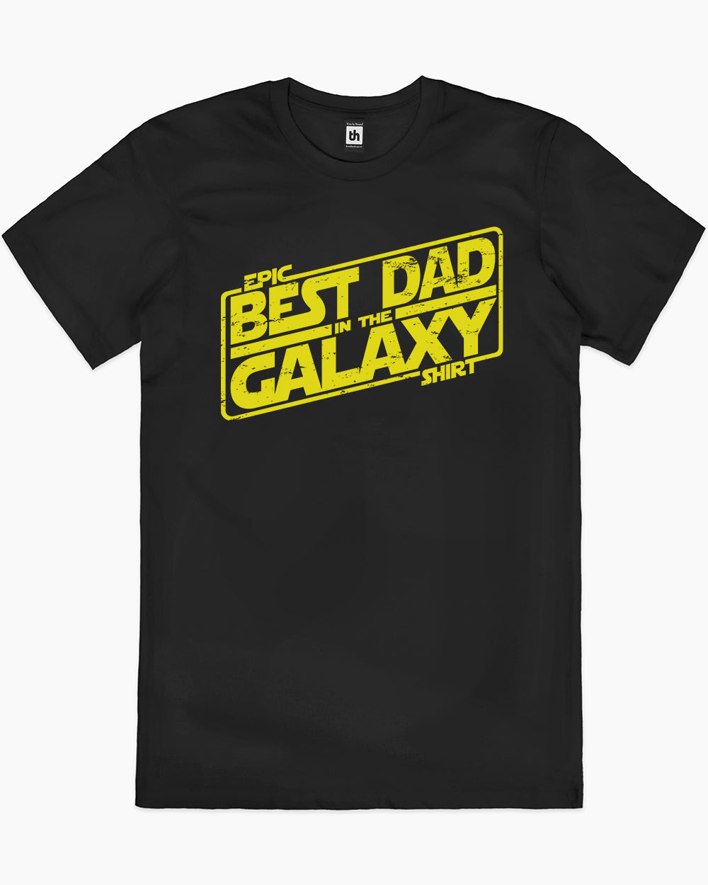 Best Dad in the Galaxy T-Shirt Australia Online #colour_black