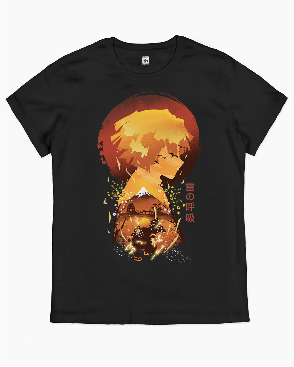 Breath of Thunder T-Shirt Australia Online #colour_black