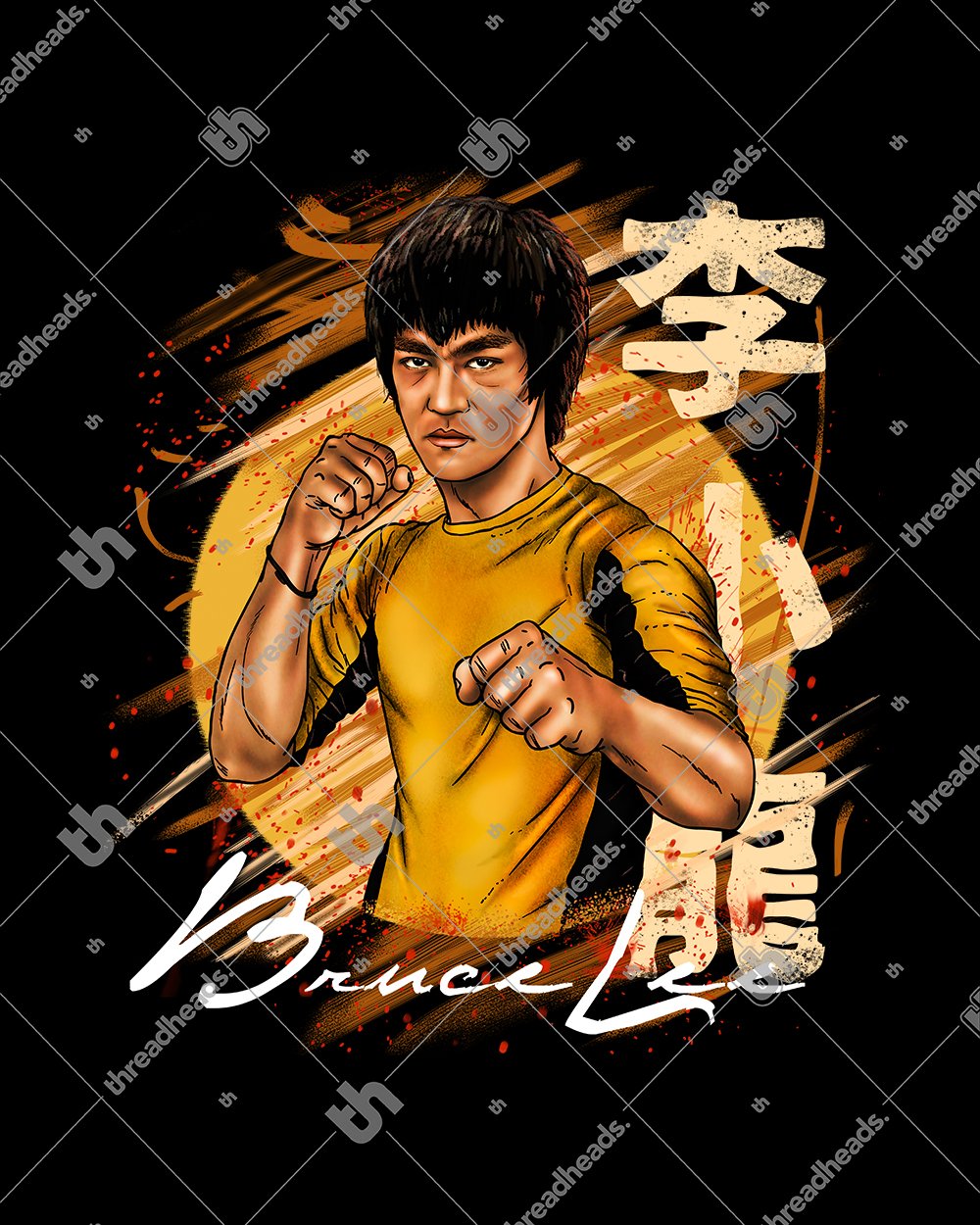 Bruce Lee Legacy Hoodie Australia Online #colour_black