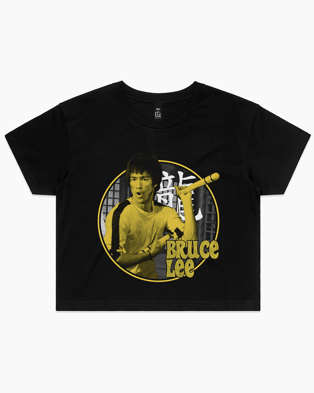 Bruce Lee the Game Crop Tee Australia Online #colour_black