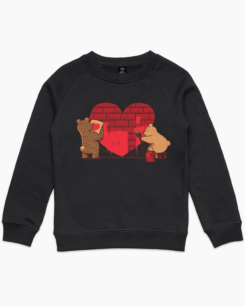 Building Our Love Kids Sweater Australia Online #colour_black