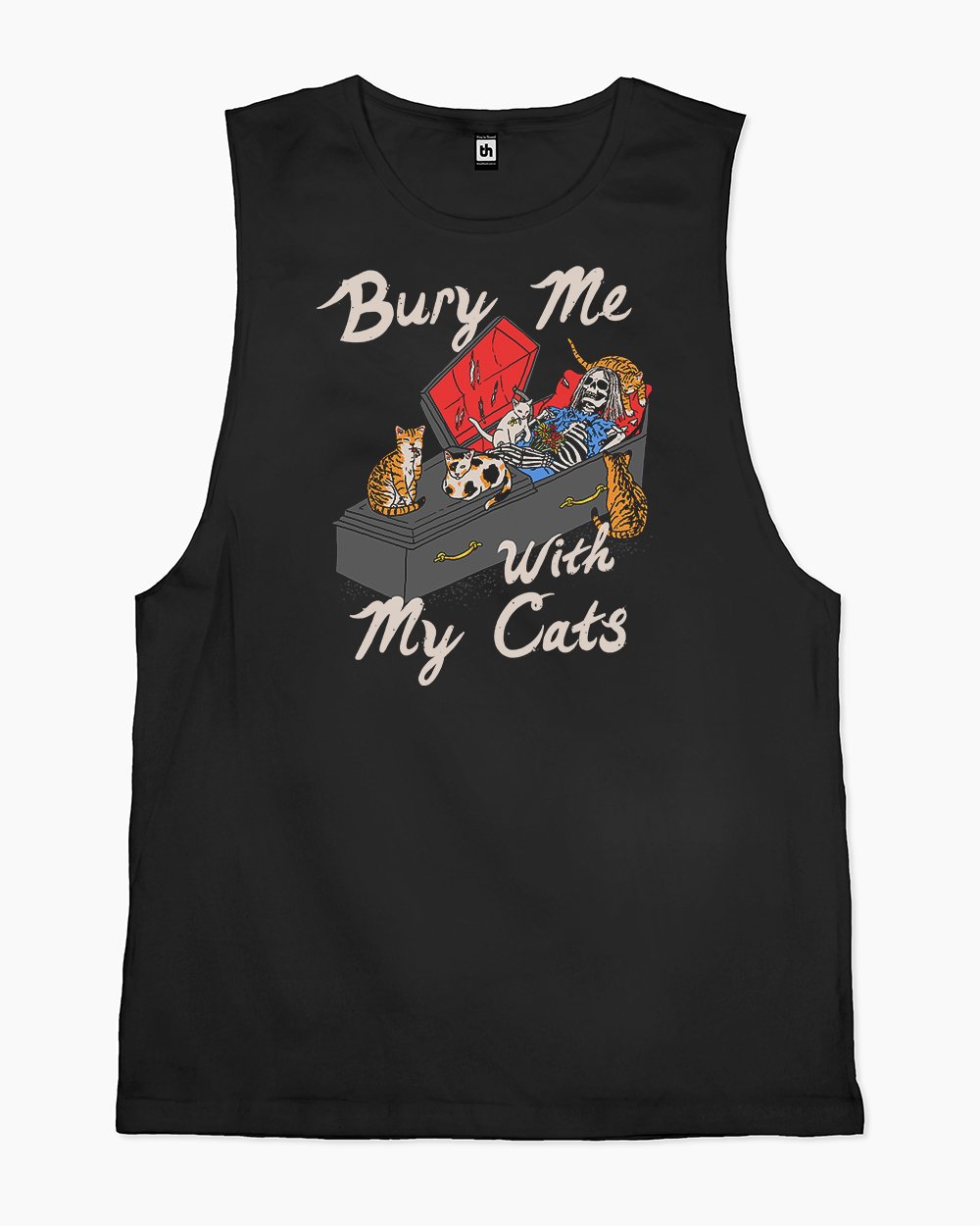 Bury Me With My Cats Tank Australia Online #colour_black