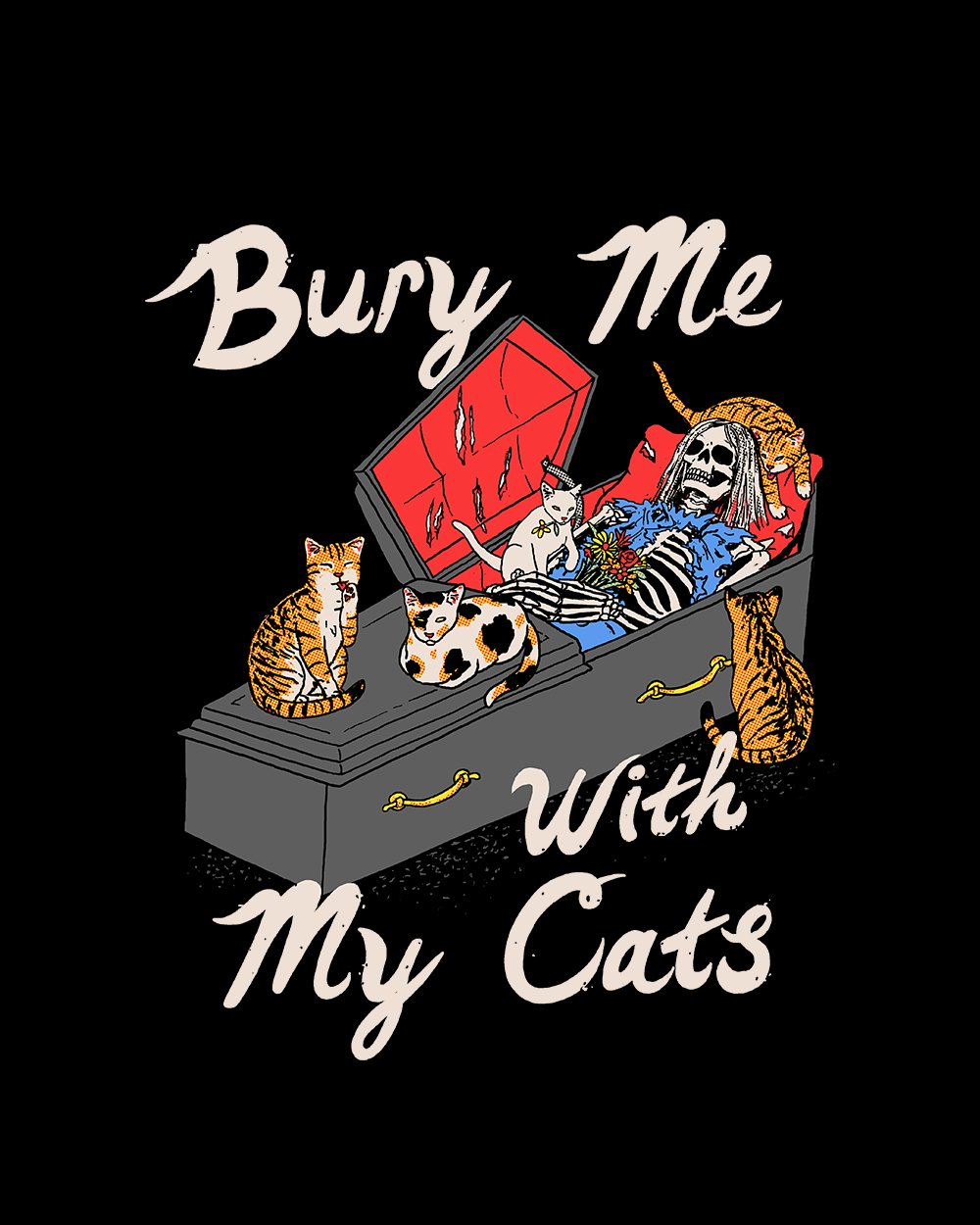 Bury Me With My Cats Tank Australia Online #colour_black