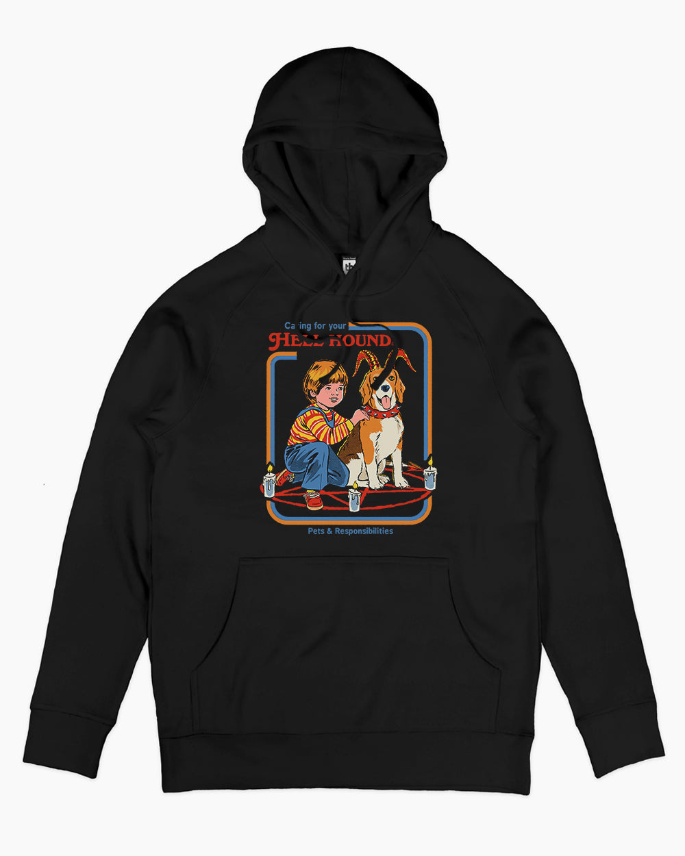 Caring For Your Hell Hound Hoodie Australia Online #colour_black