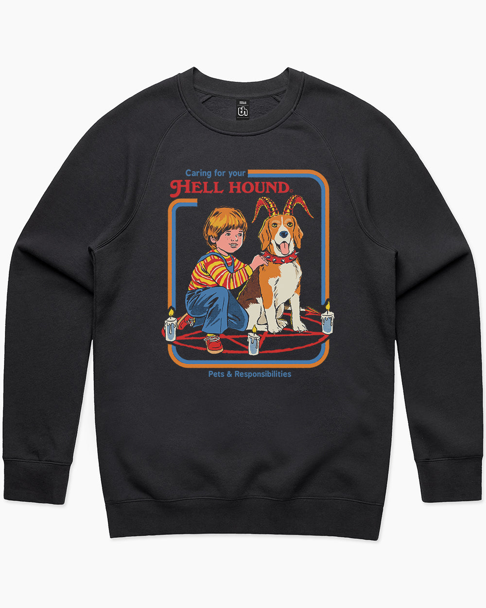 Caring For Your Hell Hound Sweater Australia Online #colour_black