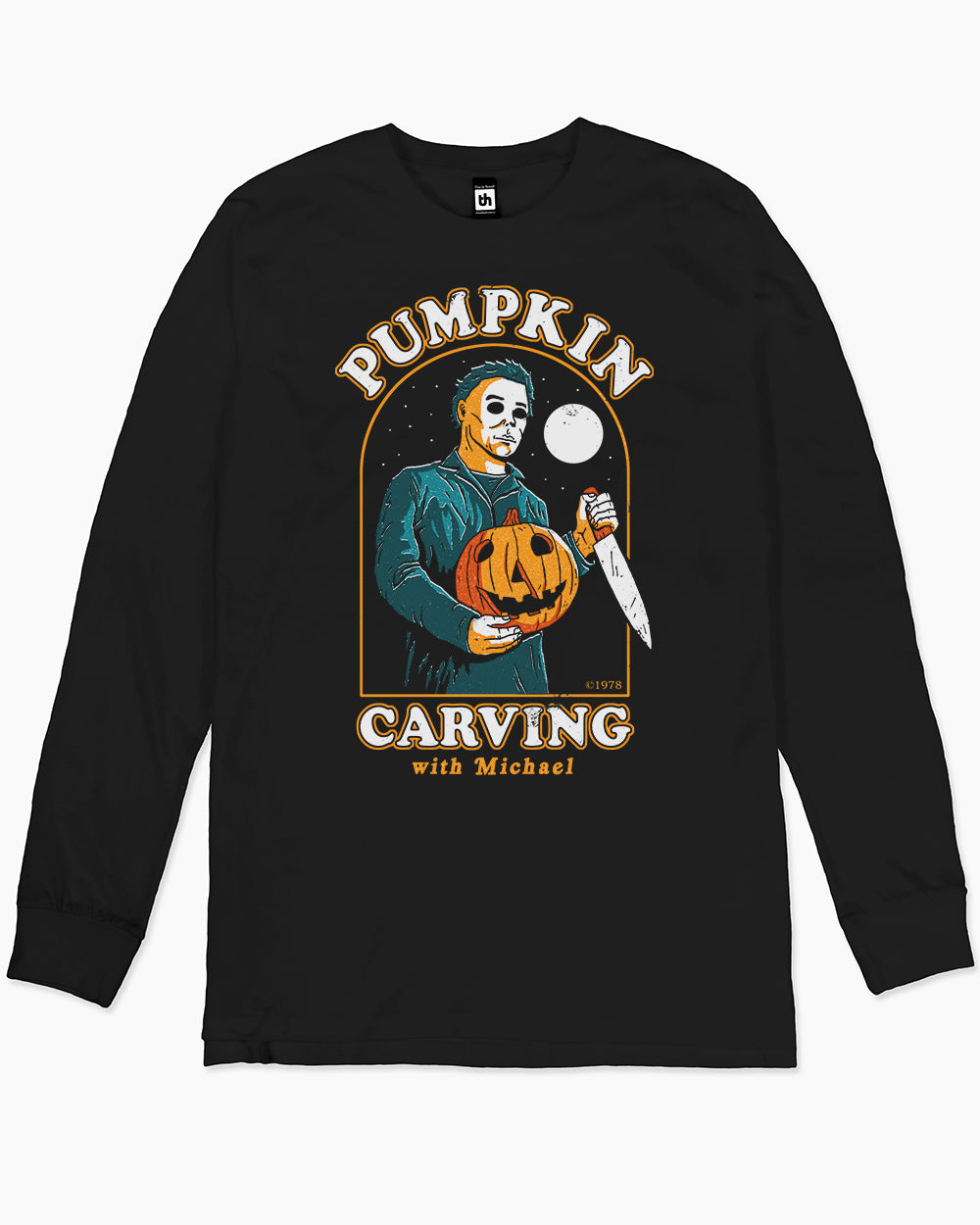 Carving with Michael Long Sleeve Australia Online #colour_black
