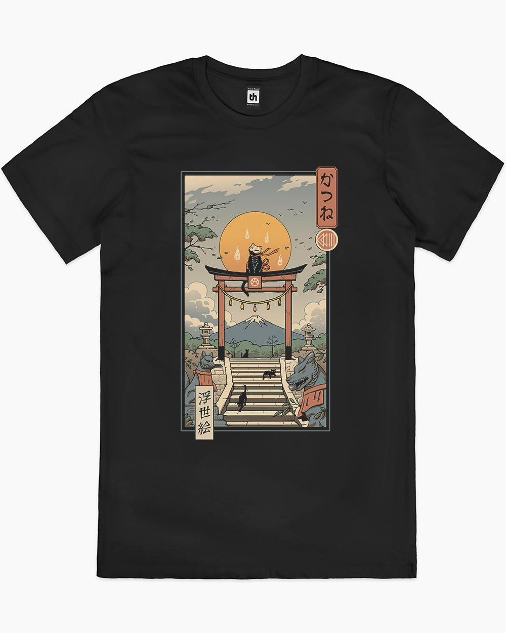 Catsune Inari T-Shirt Australia Online #colour_black