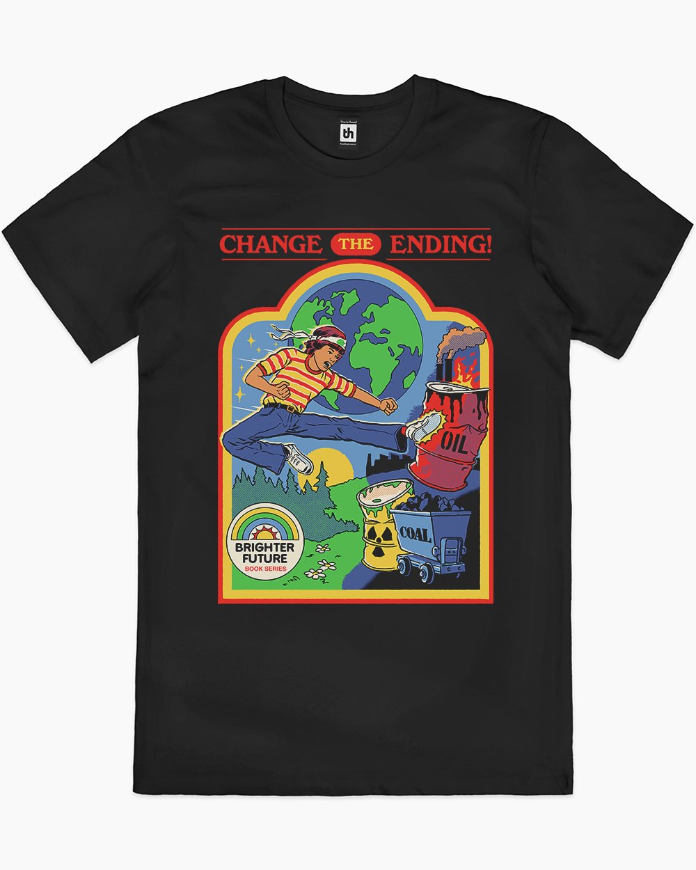 Change the Ending T-Shirt Australia Online #colour_black