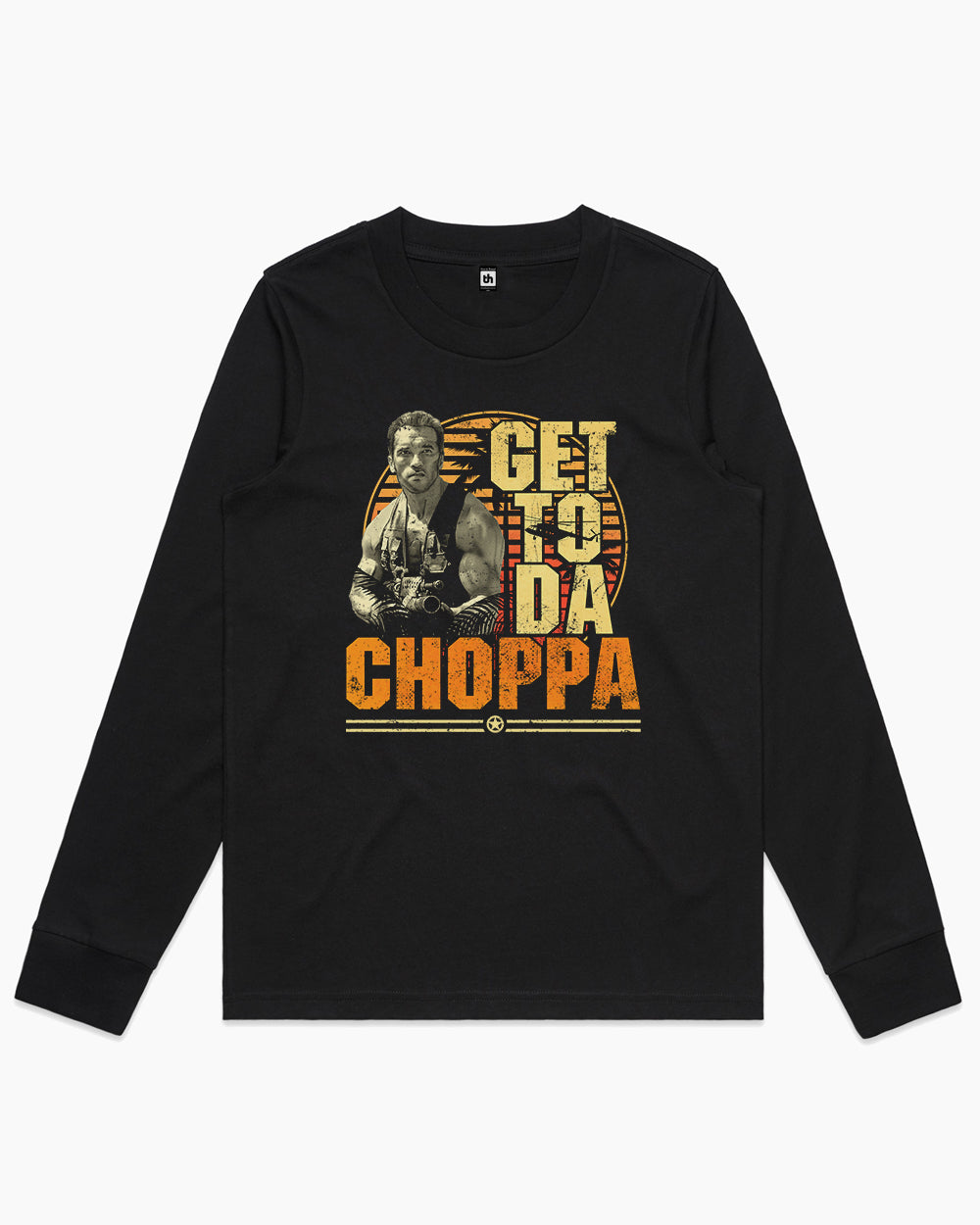 Get To Da Choppa Long Sleeve Australia Online #colour_black