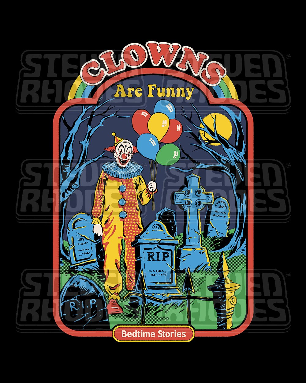 Clowns are Funny Long Sleeve Australia Online #colour_black