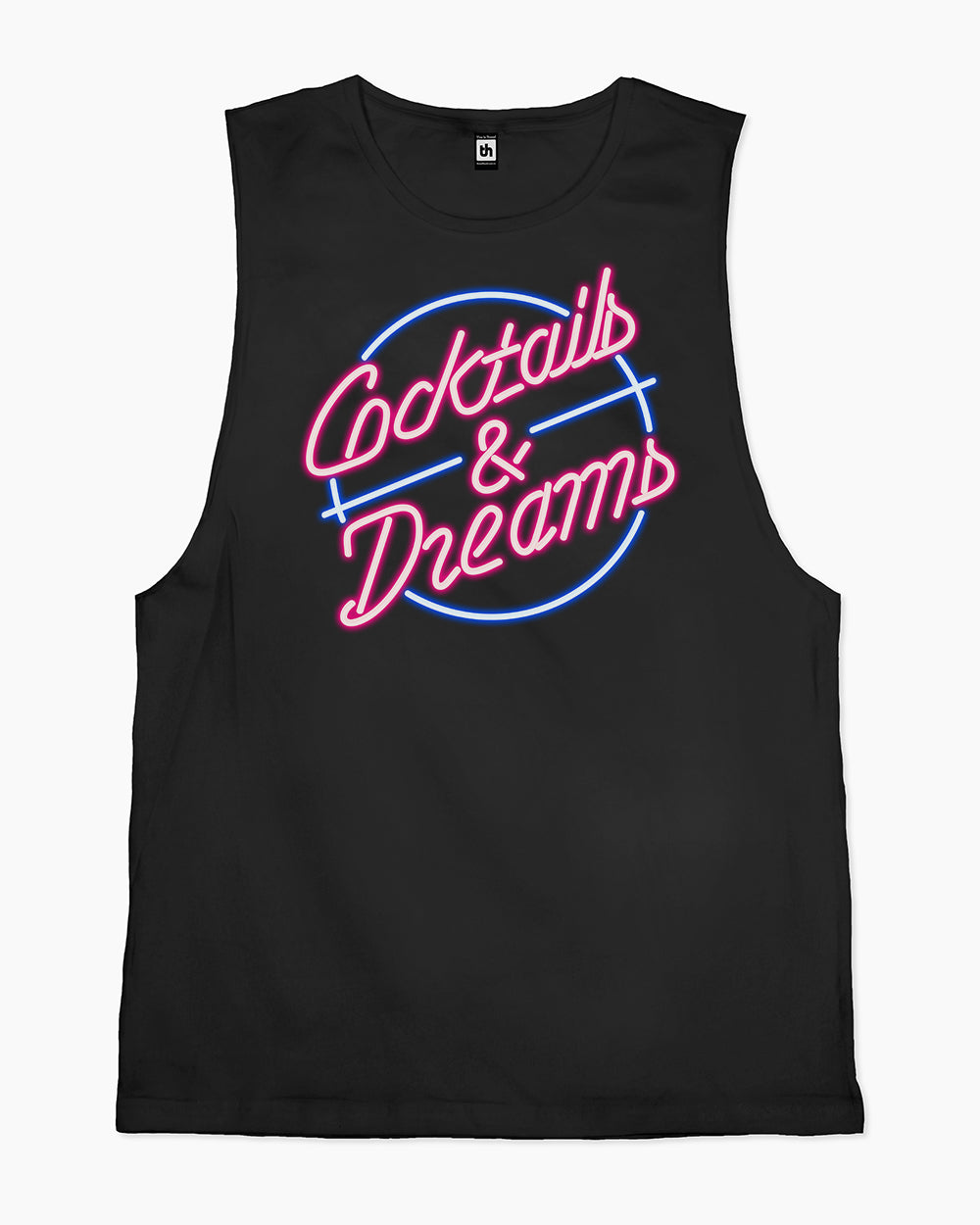 Cocktails and Dreams Tank Australia Online #colour_black