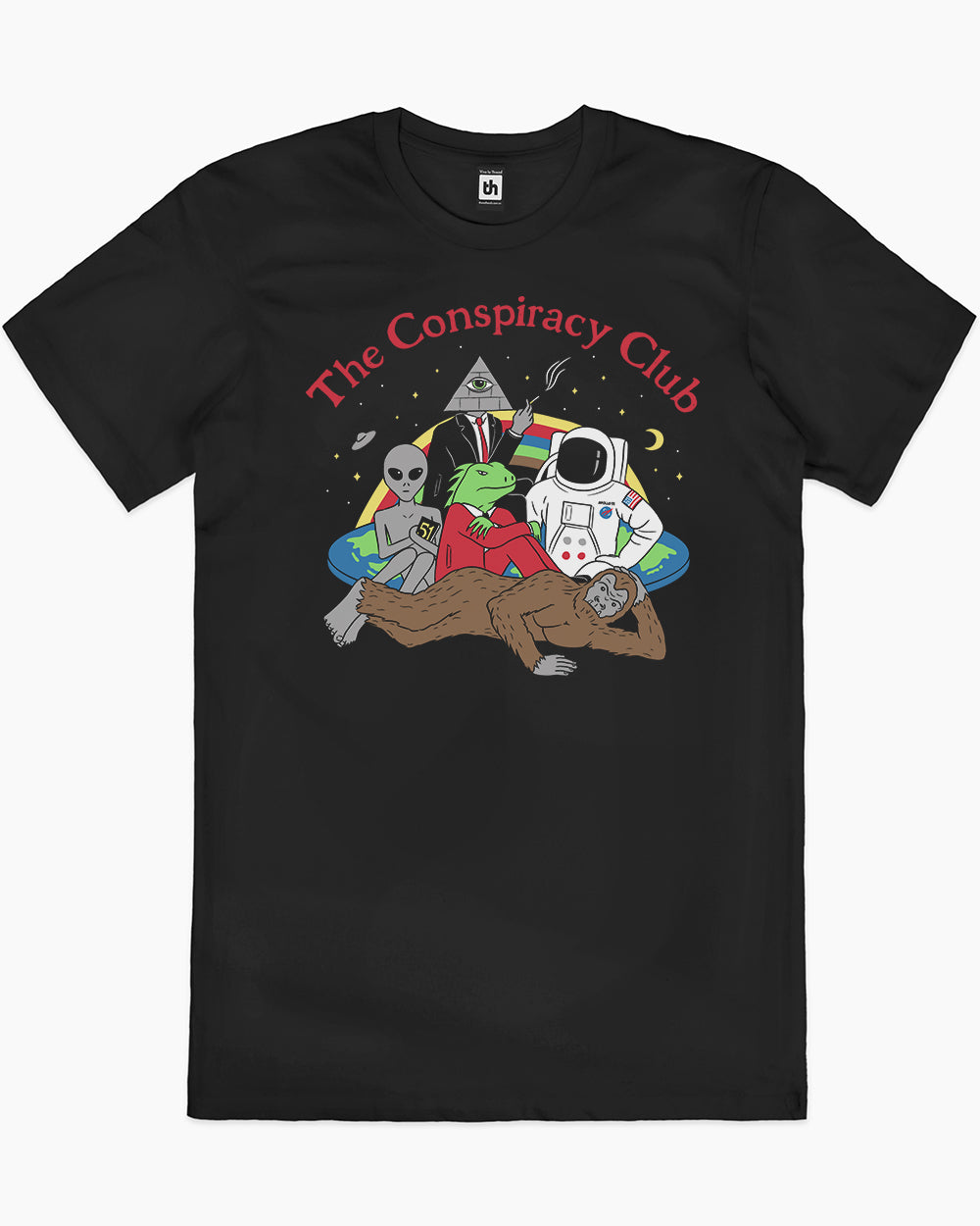 The Conspiracy Club T-Shirt Australia Online #colour_black