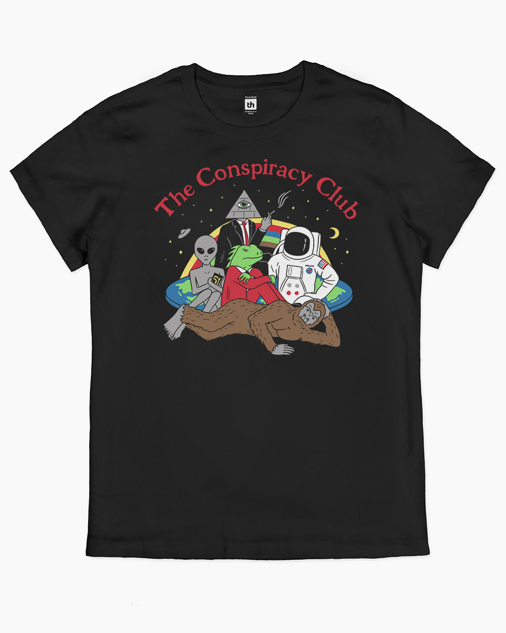 The Conspiracy Club T-Shirt Australia Online #colour_black