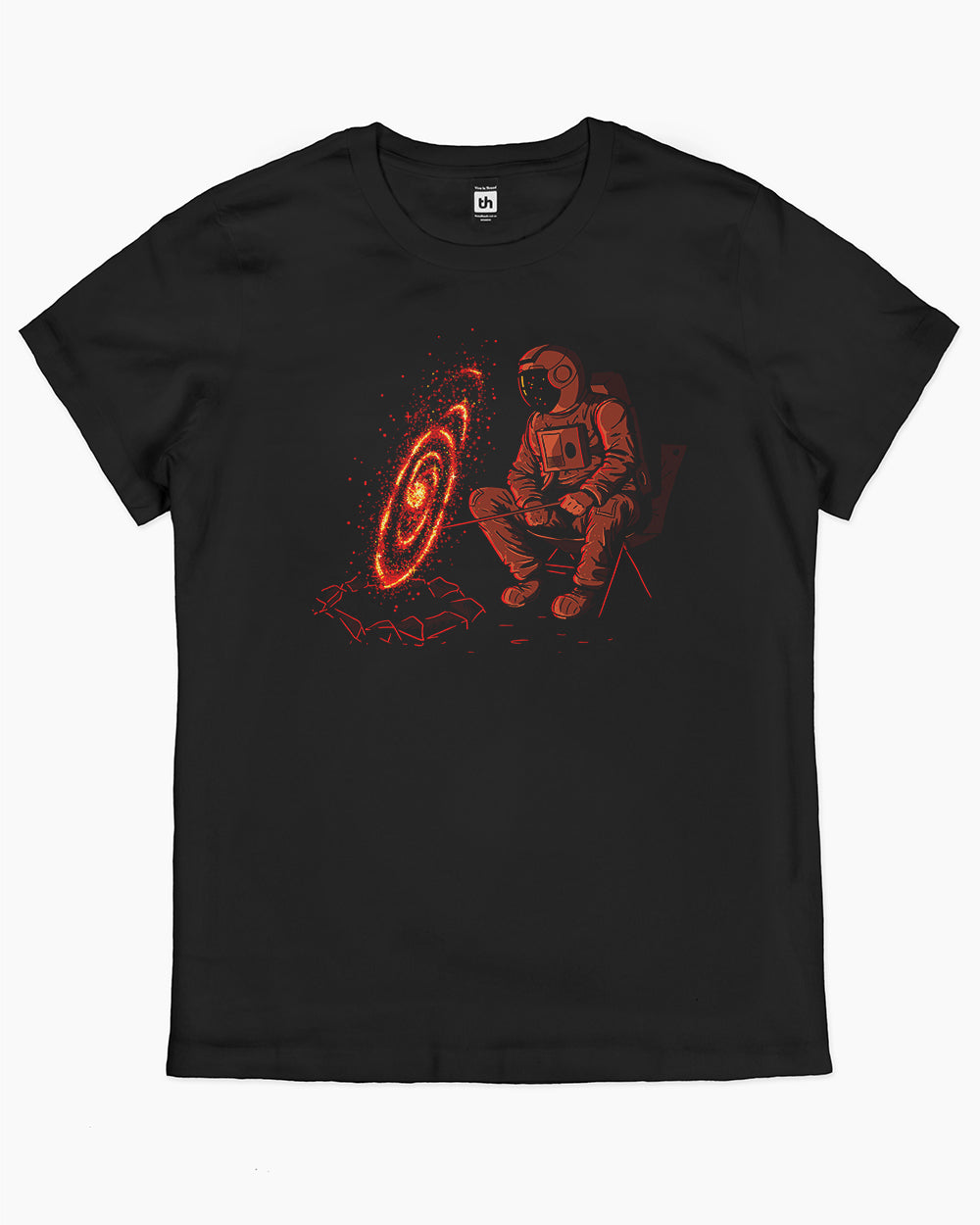 Cosmic Camping T-Shirt Australia Online #colour_black