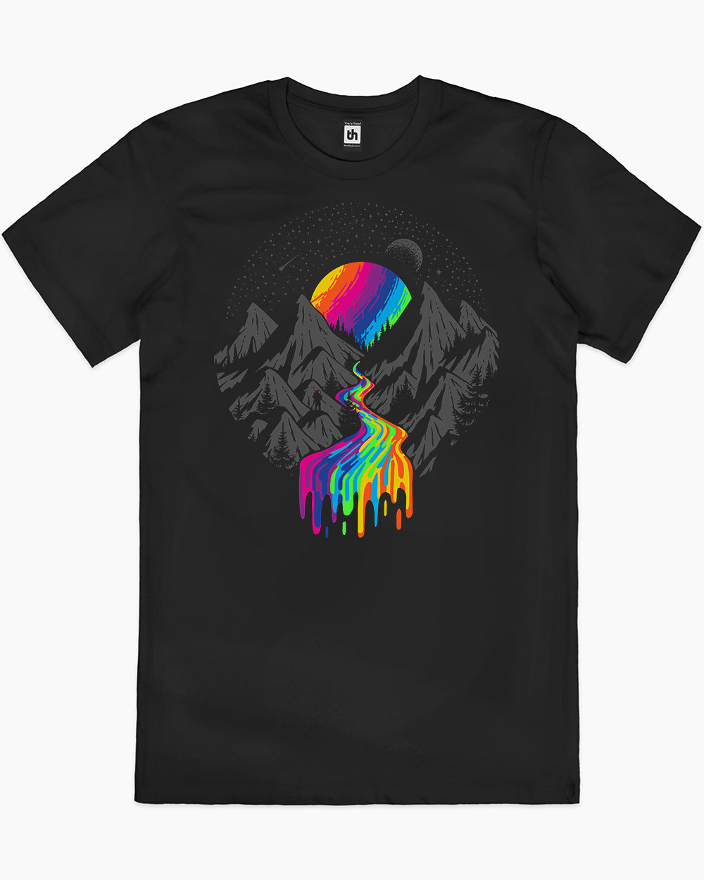 Cosmic River T-Shirt Australia Online #colour_black