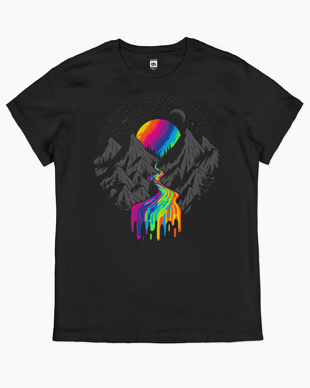 Cosmic River T-Shirt Australia Online #colour_black