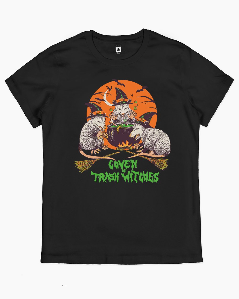 Coven of Trash Witches T-Shirt Australia Online #colour_black