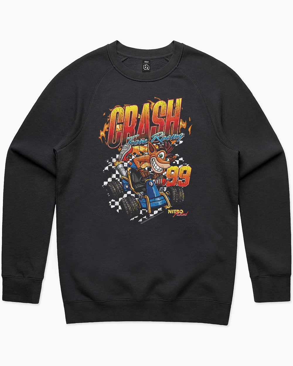 Crash Racing Sweater Australia Online #colour_black