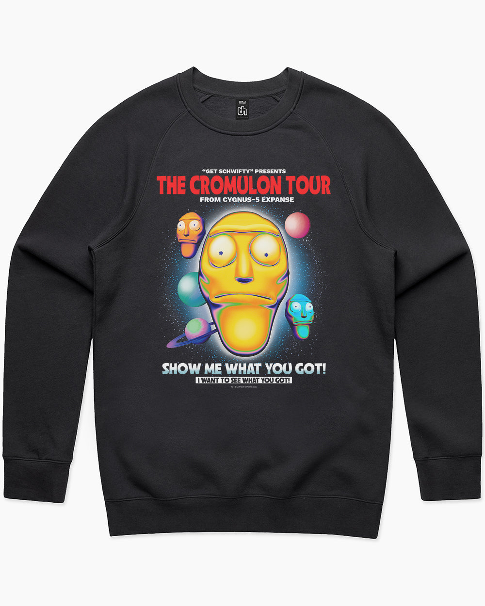 Cromulon Tour Sweater Australia Online #colour_black