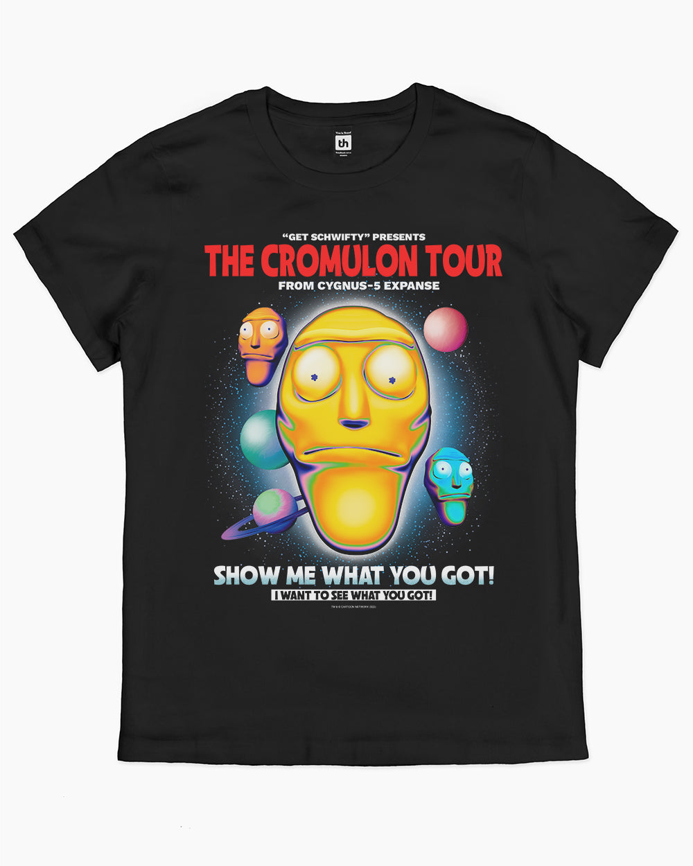 Cromulon Tour T-Shirt Australia Online #colour_black