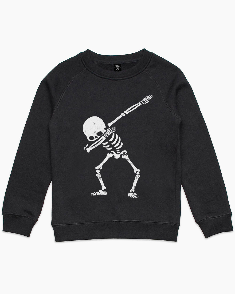 Dabbing Skeleton Kids Sweater Australia Online #colour_black