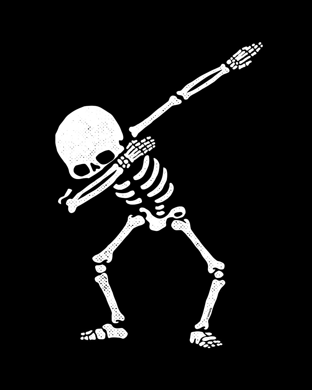 Dabbing Skeleton Hoodie Australia Online #colour_black