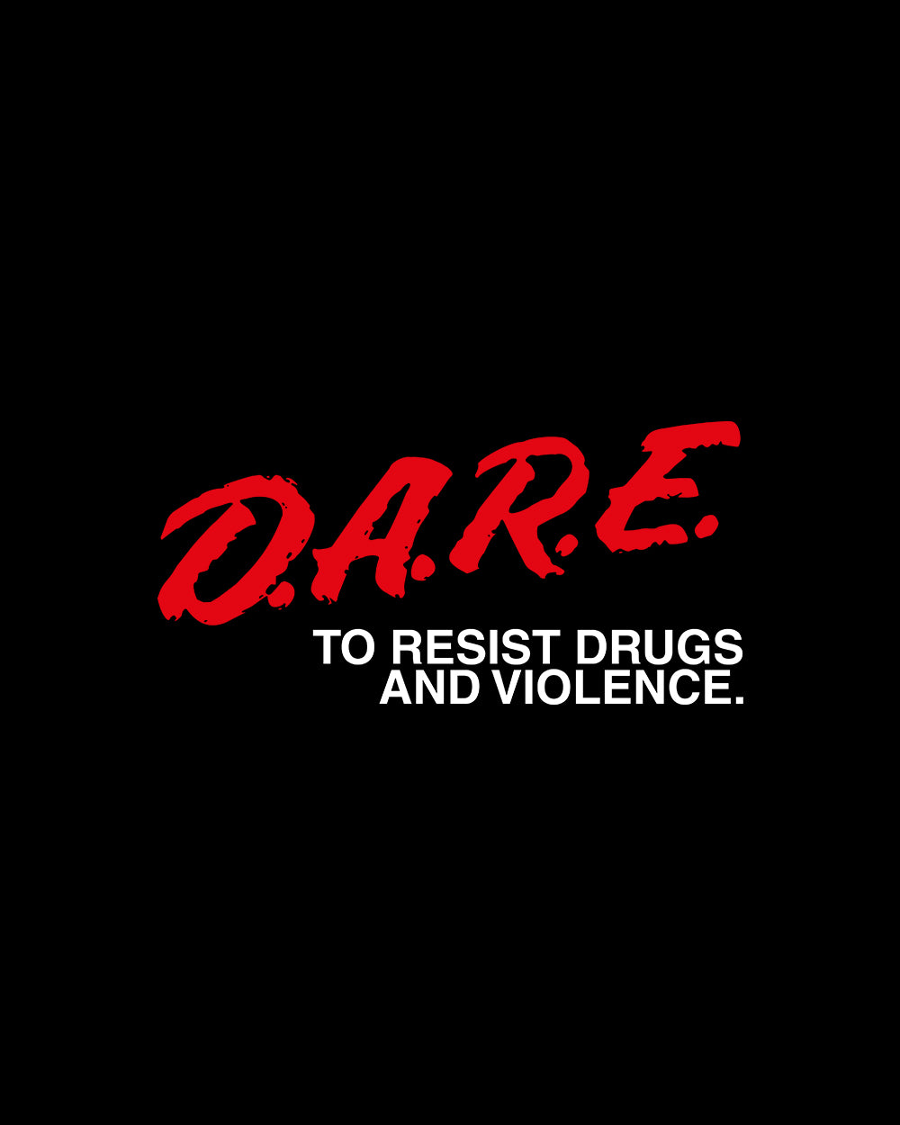 DARE to Resist Drugs and Violence Tank Australia Online #colour_black