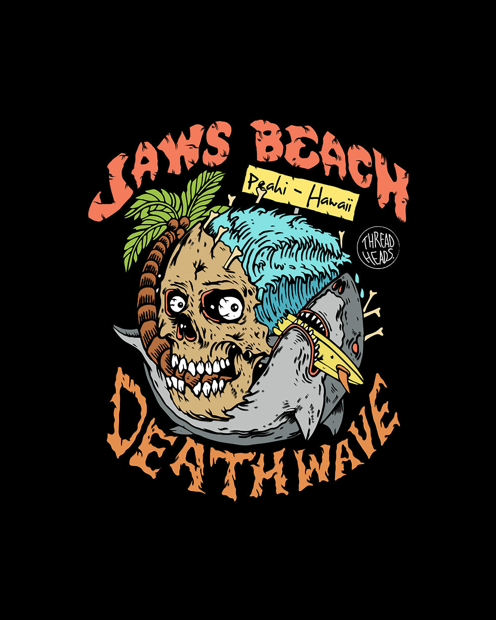 Deathwave T-Shirt Australia Online #colour_black