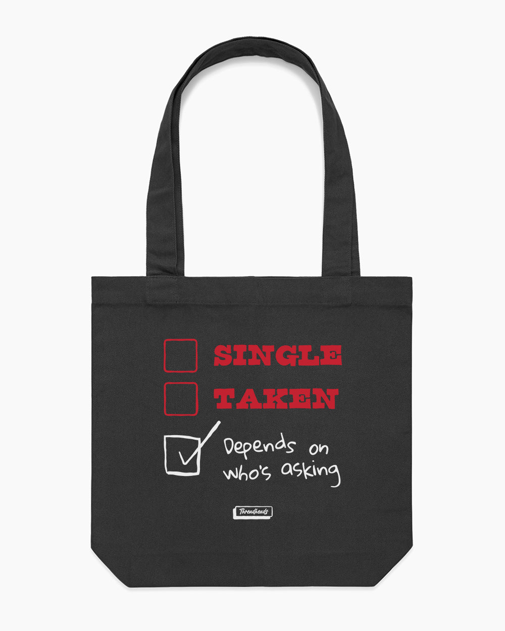 Depends on Who's Asking Tote Bag Australia Online #colour_