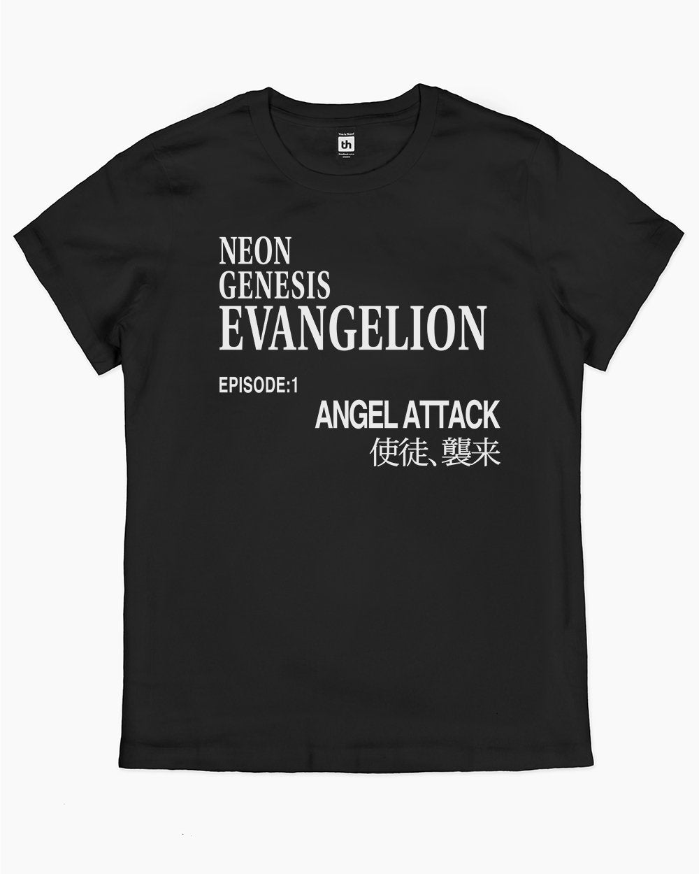 Evangelion Episode 1 T-Shirt Australia Online #colour_black