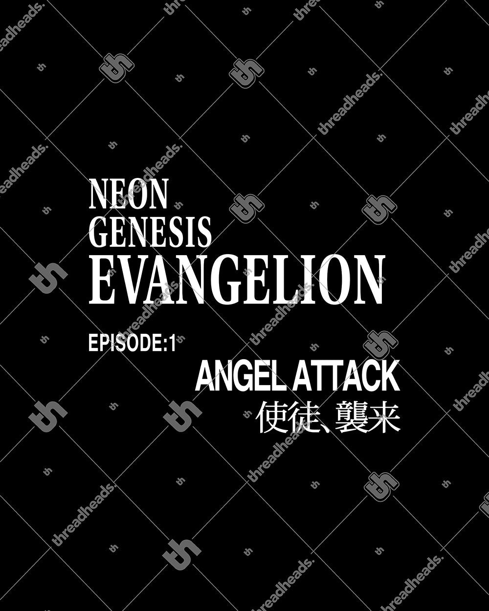 Evangelion Episode 1 Long Sleeve Australia Online #colour_black