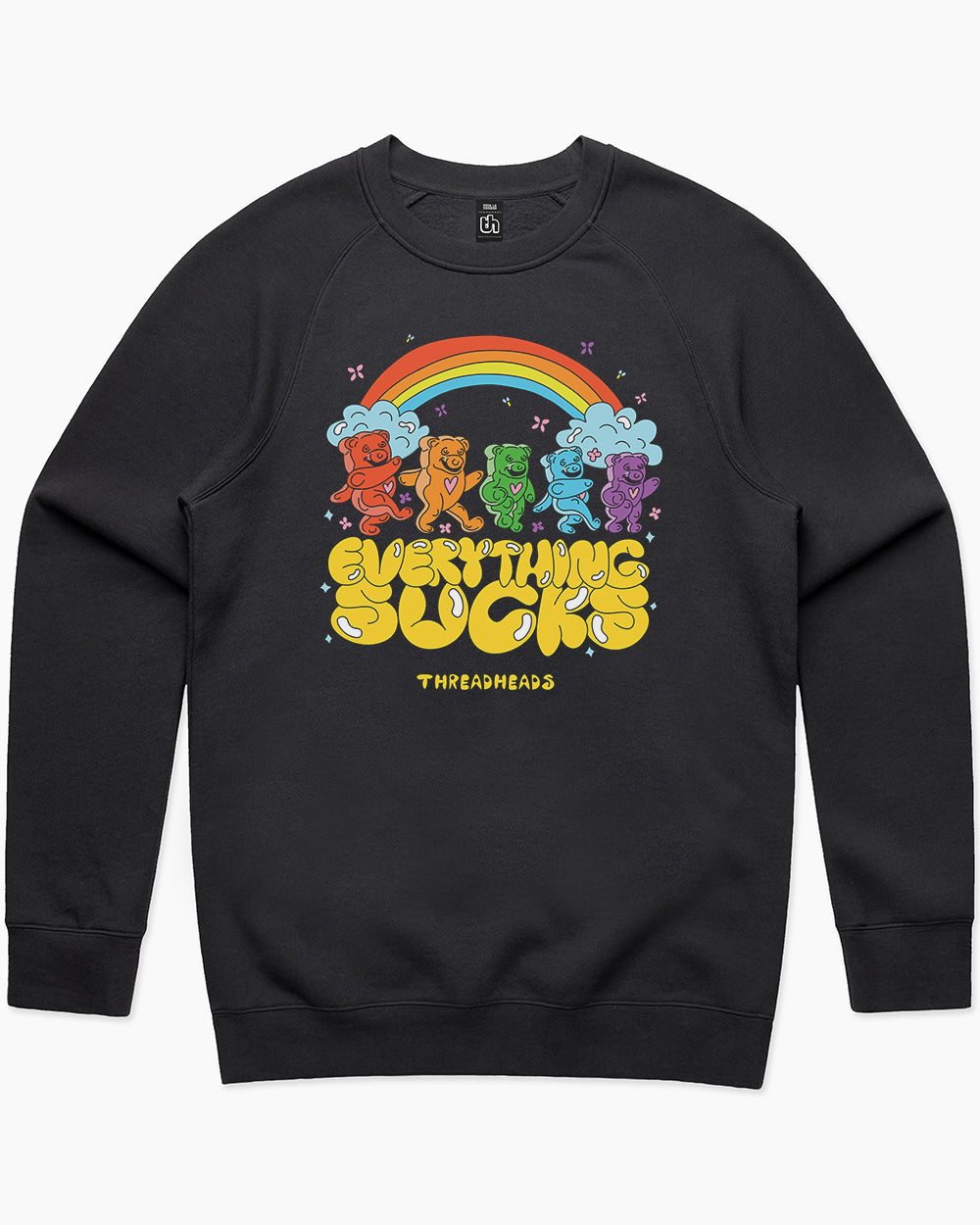 Everything Sucks Sweater Australia Online #colour_black