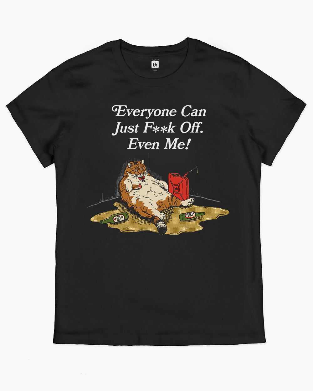 Evil Cat T-Shirt Australia Online #colour_black