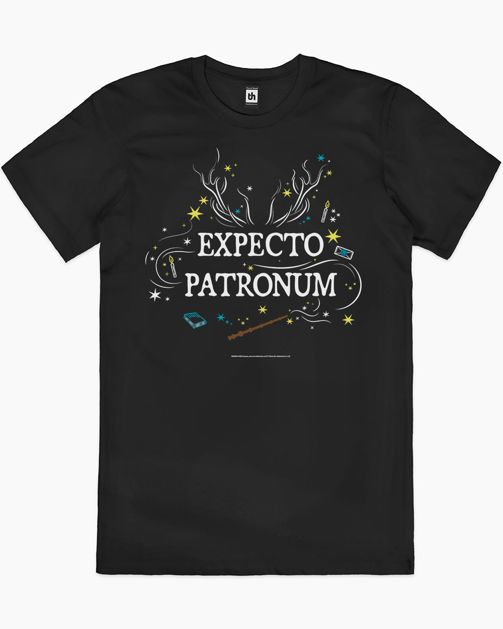 Expecto Patronum T-Shirt Australia Online #colour_black