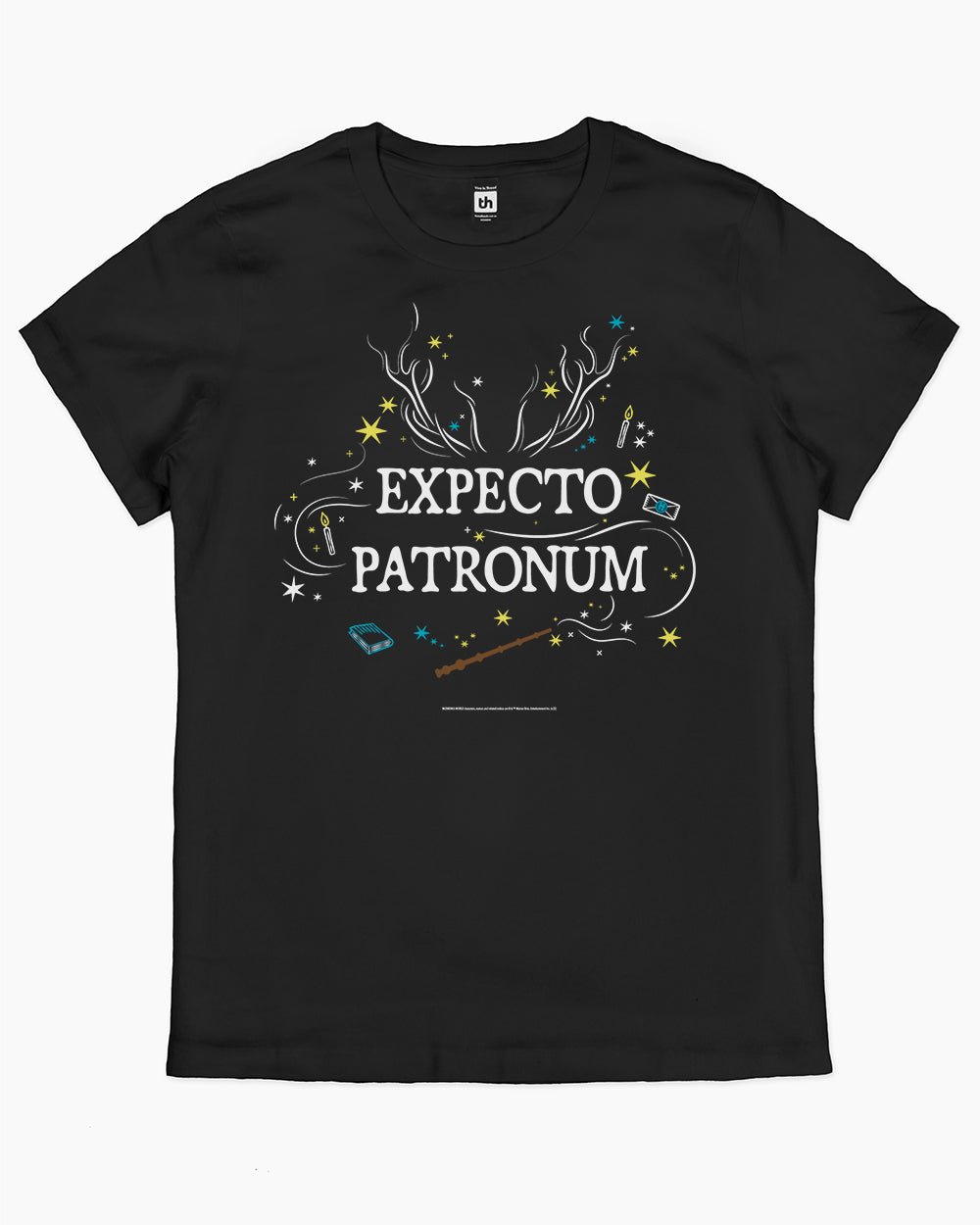 Expecto Patronum T-Shirt Australia Online #colour_black