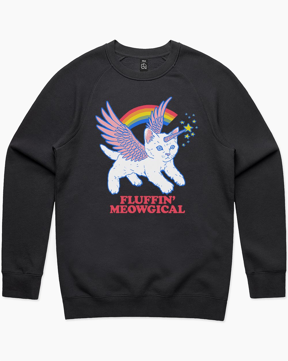 Fluffin Meowgical Sweater Australia Online #colour_black