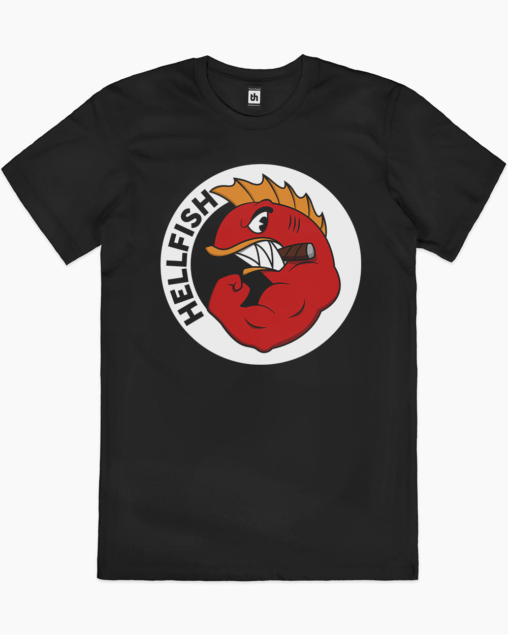 The Flying Hellfish T-Shirt Australia Online #colour_black
