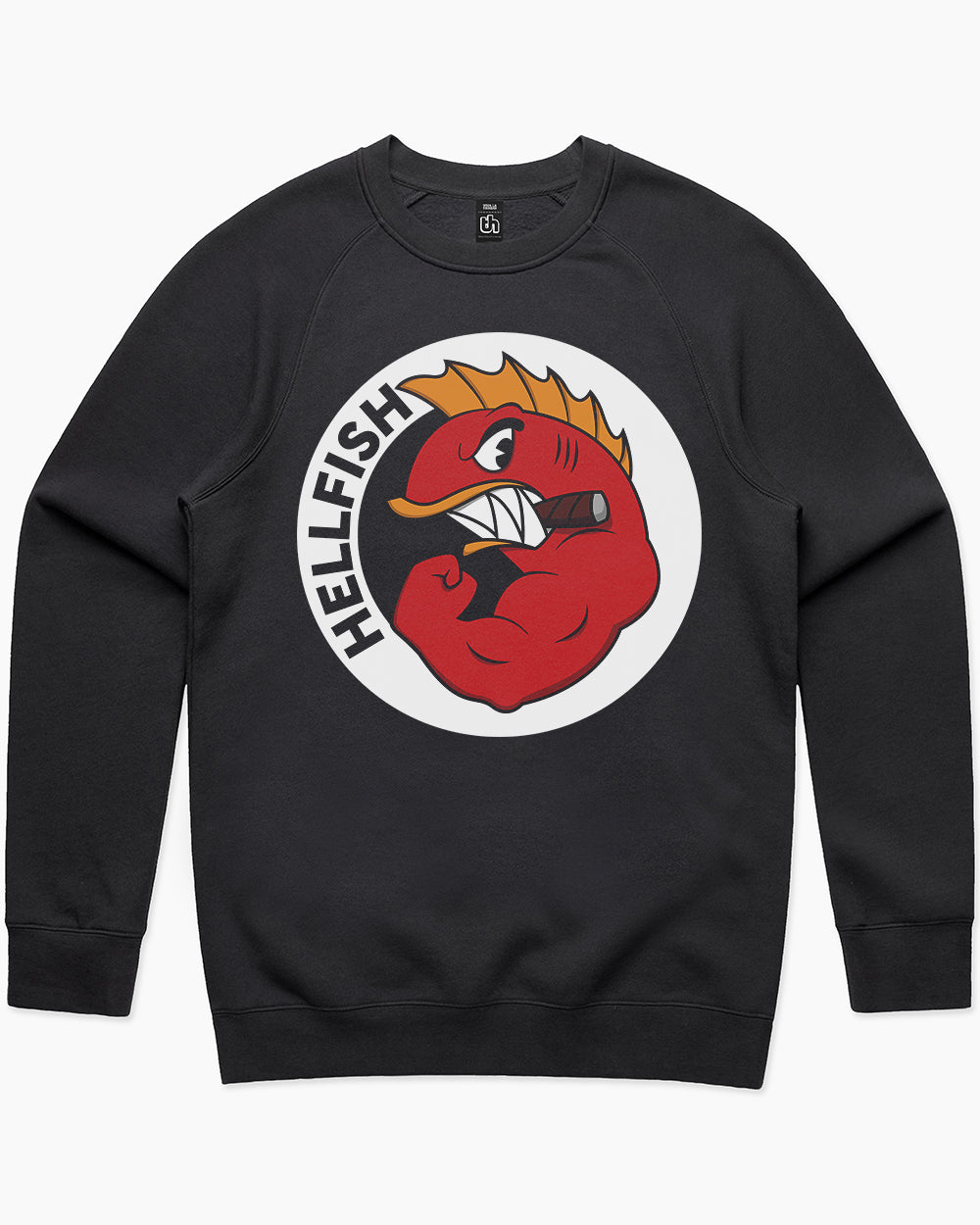 The Flying Hellfish Sweater Australia Online #colour_black
