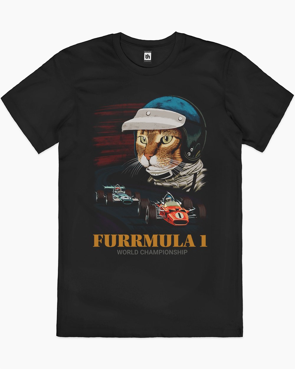 Furrmula One T-Shirt Australia Online #colour_black