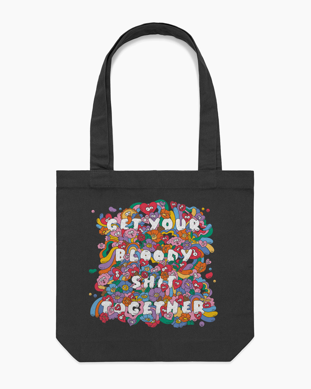 Get Your Bloody Shit Together Tote Bag Australia Online #colour_