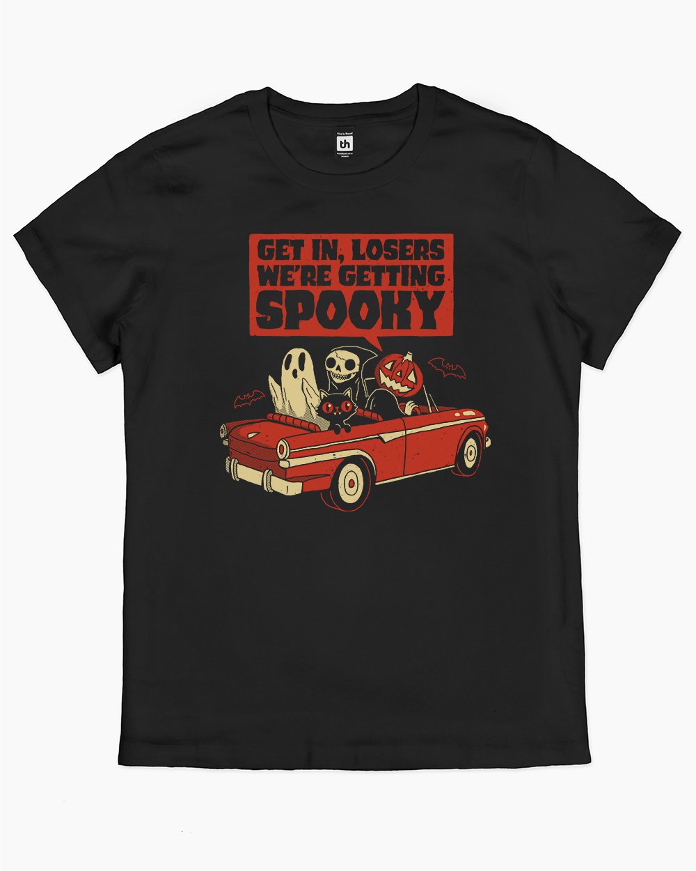 Getting Spooky T-Shirt Australia Online #colour_black