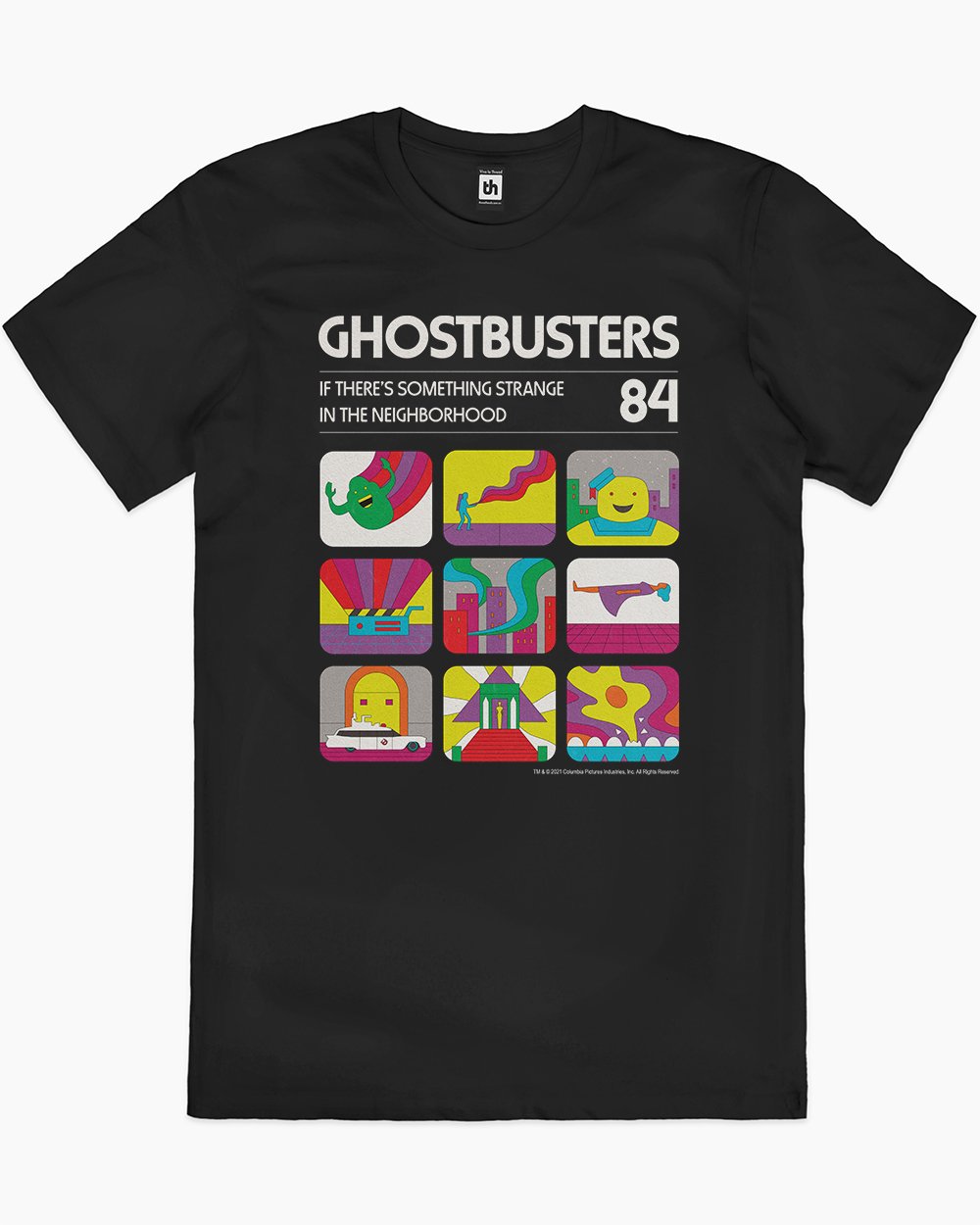 Ghostbusters ‘84 Vibes T-Shirt Australia Online #colour_black