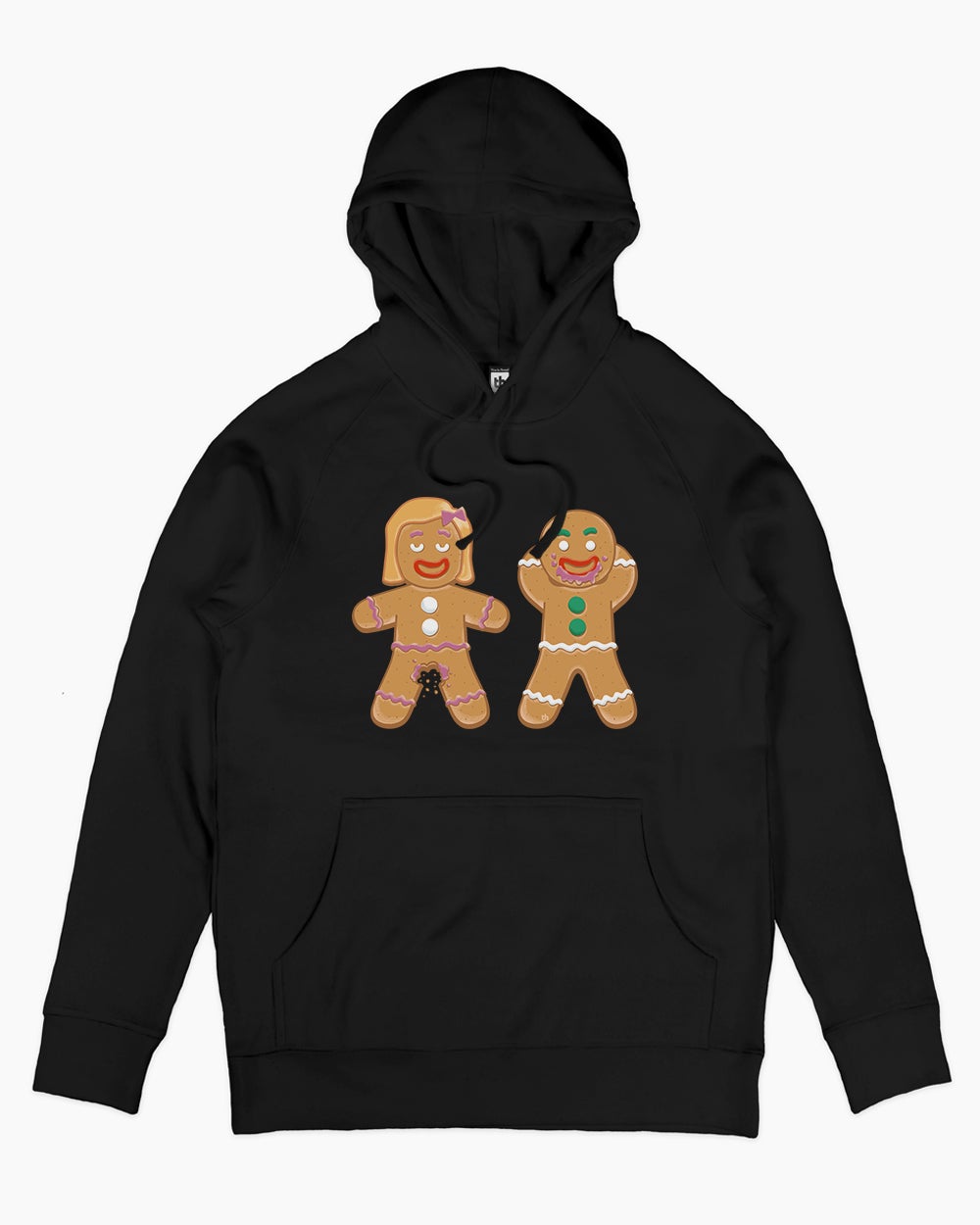 Gingerbread Friends Hoodie Australia Online #colour_black
