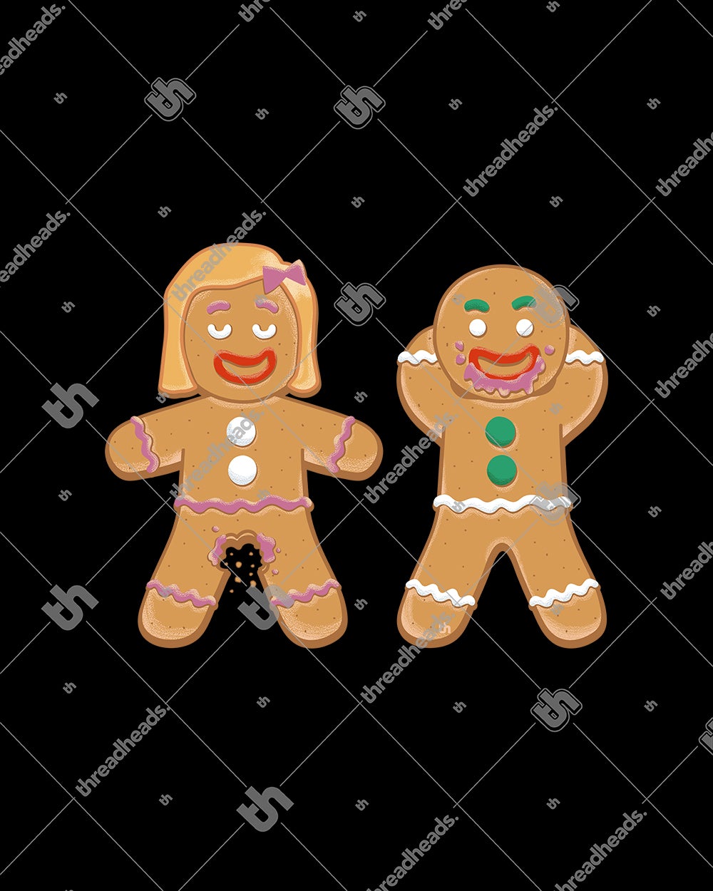 Gingerbread Friends Hoodie Australia Online #colour_black